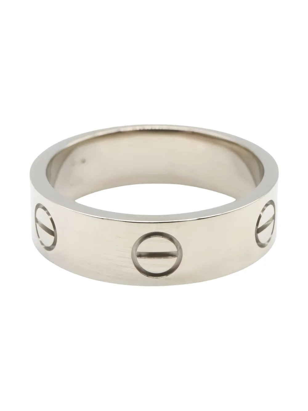 Cartier 10s 18K white gold Love ring - シルバートーン