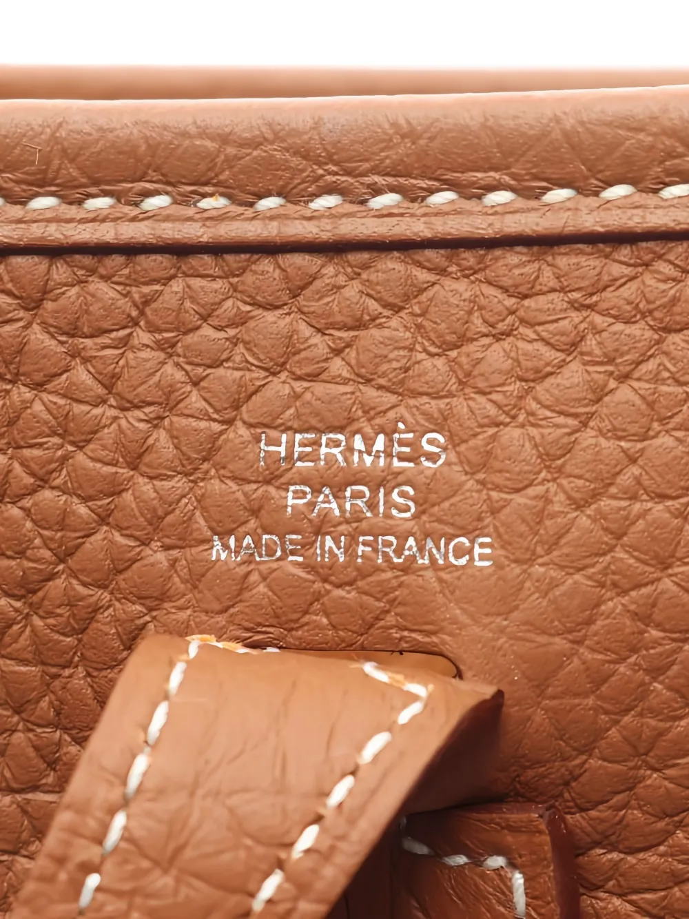 Pre-owned Hermes 2024 Evelyn Amazon Tpm Perforated Shoulder Bag In Brown