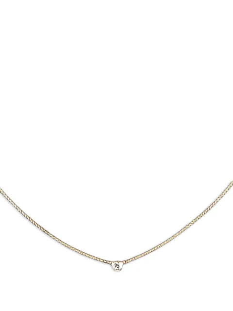 Tiffany & Co Eyewear 10s 18K rose gold diamond chain necklace