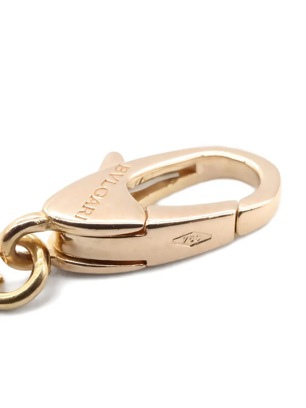 Pre-owned Bvlgari 2010s 18k Rose Gold Polish-finish Mother Of Pearl Bracelet In Pink