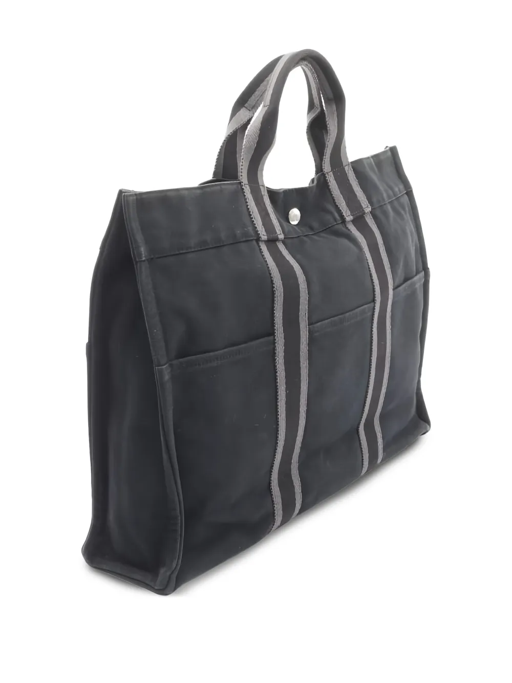 Hermès Pre-Owned 2000s Foule MM striped canvas tote bag | Pre-Owned | Image 2