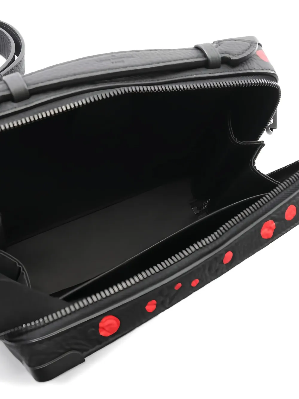 Pre-owned Louis Vuitton 2021 Polka-dot Leather Tote Bag In Black