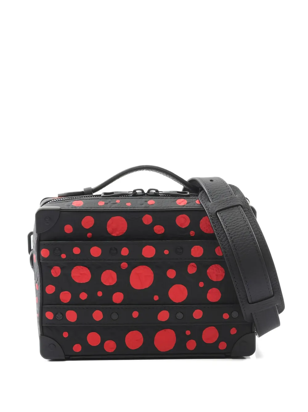 Louis Vuitton Pre-Owned 2021 ポルカドット レザーハンドバッグ - ブラック Louis Vuitton Pre-Owned 2021 ポルカドット レザーハンドバッグ - ブラック