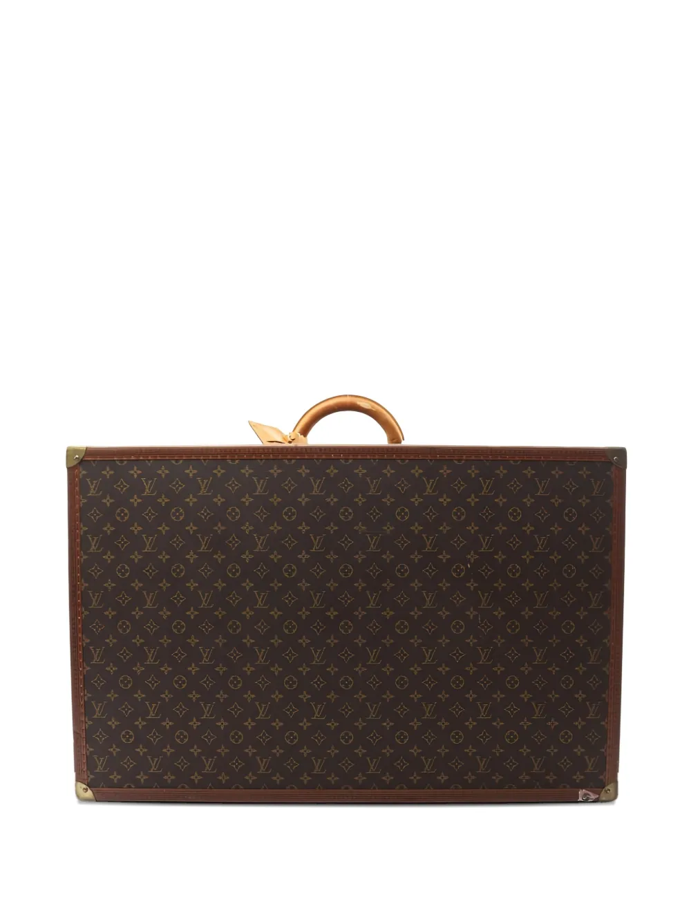 LOUIS VUITTON Pre-owned 2000s Alzer 80 Monogram Holdall In Brown