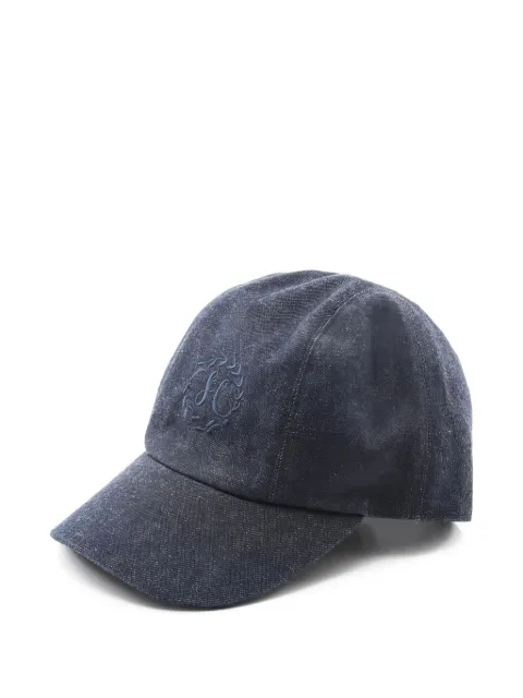 Hermès Pre-Owned 2000s Davis H Primavera embroidered baseball hat