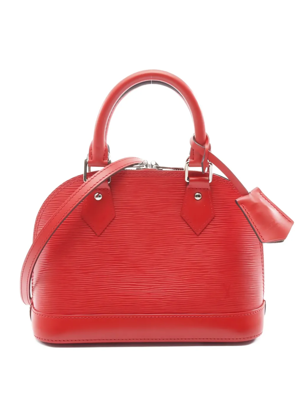 Pre-owned Louis Vuitton 2014 Alma Bb Tote Bag In Red