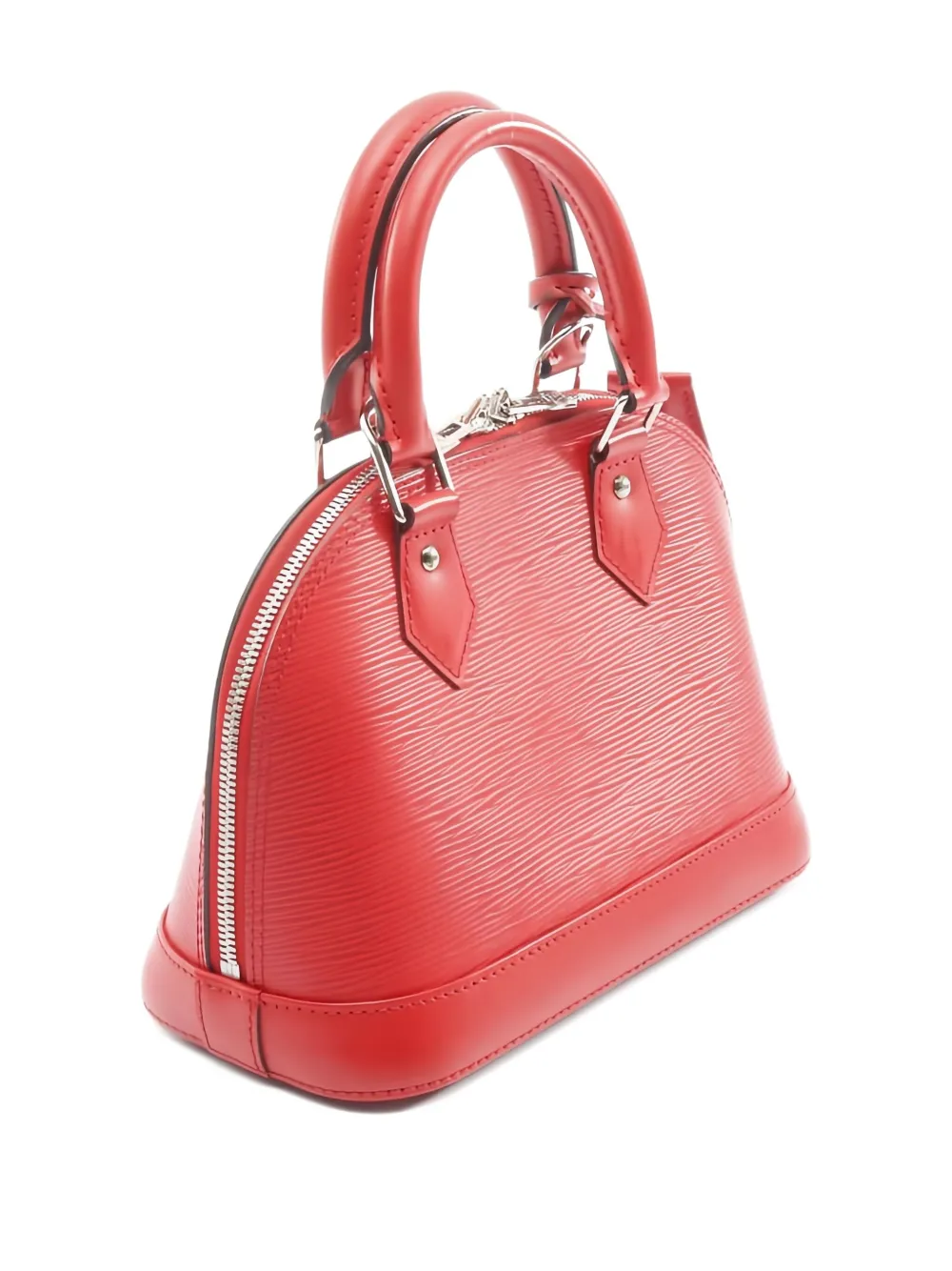 Pre-owned Louis Vuitton 2014 Alma Bb Tote Bag In Red