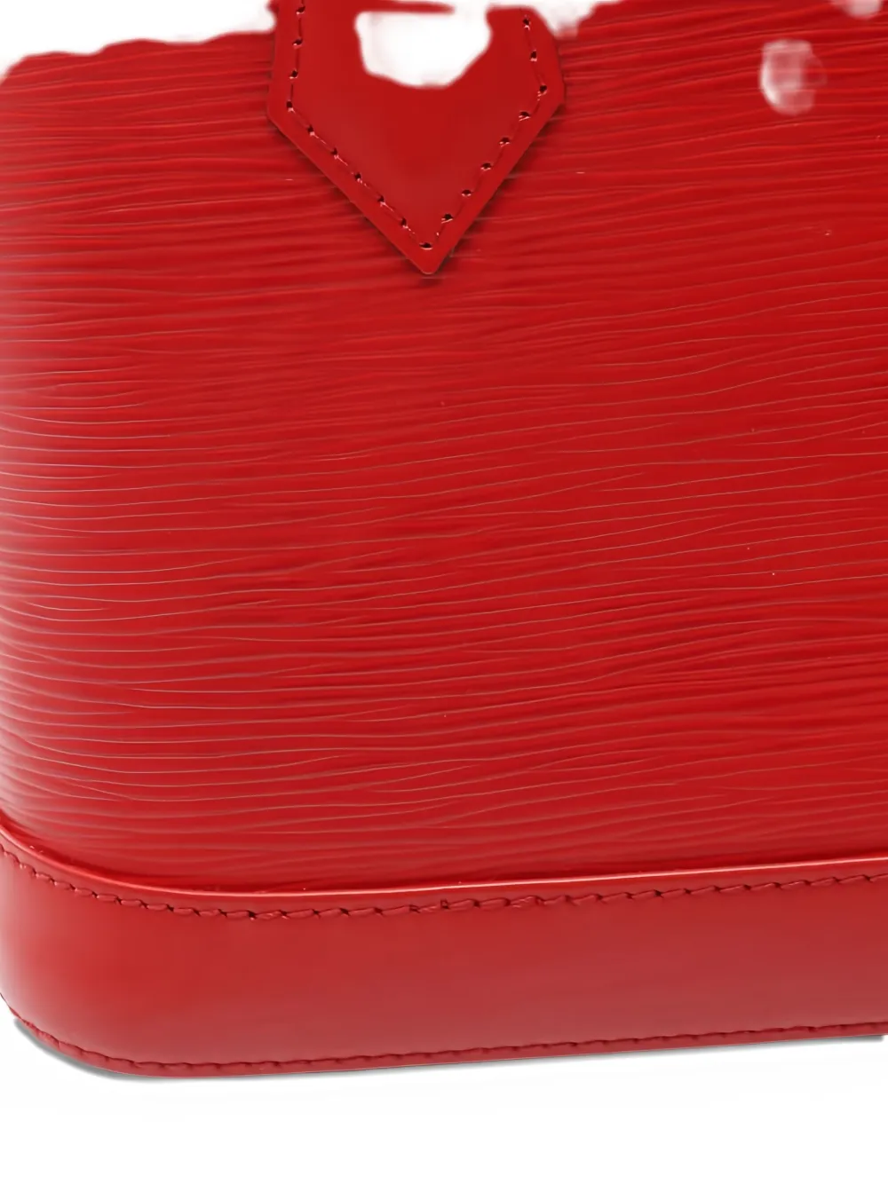 Pre-owned Louis Vuitton 2014 Alma Bb Tote Bag In Red