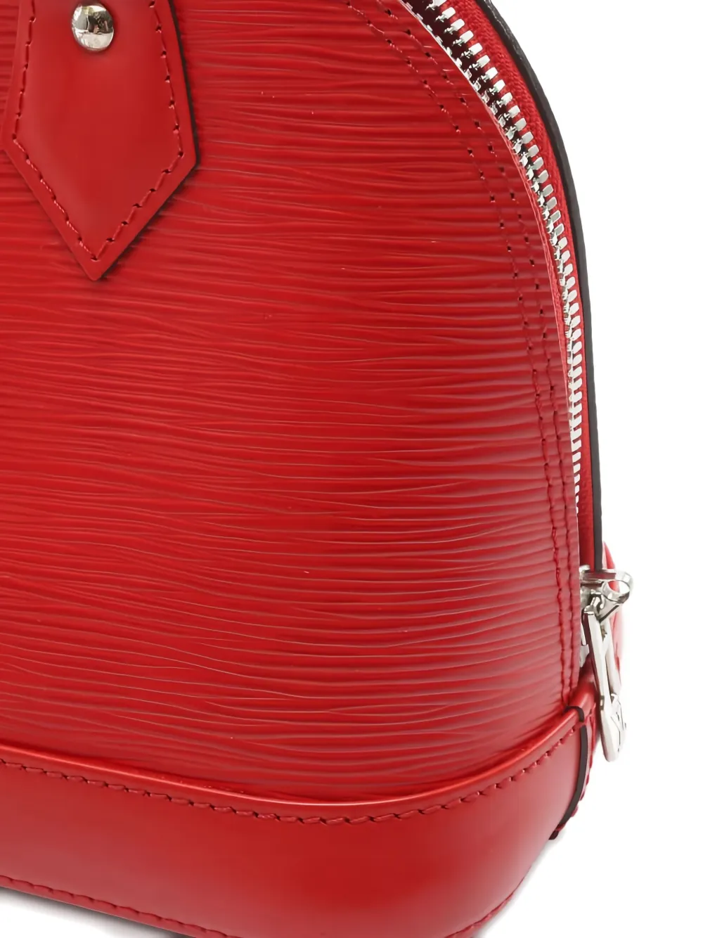 Pre-owned Louis Vuitton 2014 Alma Bb Tote Bag In Red