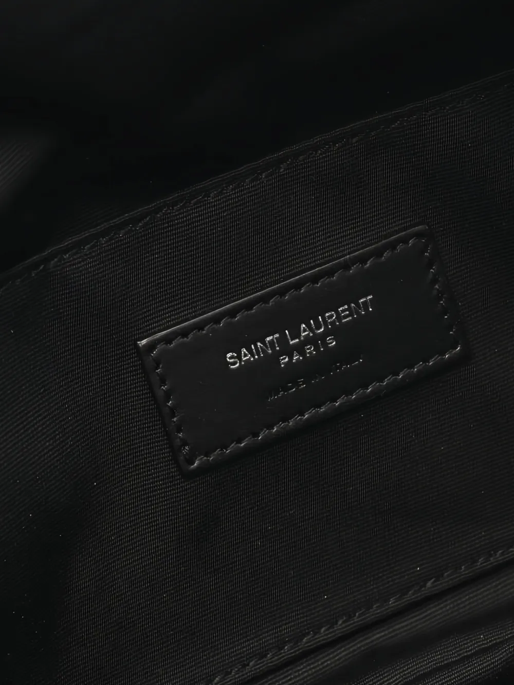 Pre-owned Saint Laurent 2020s Zip-fastening Belt Bag In Black
