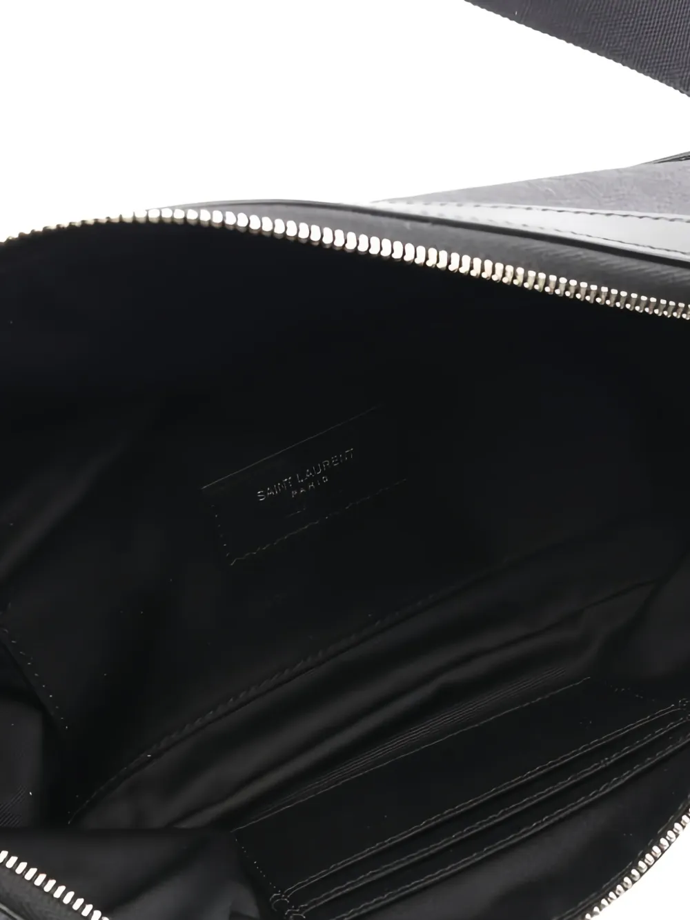 Pre-owned Saint Laurent 2020s Zip-fastening Belt Bag In Black