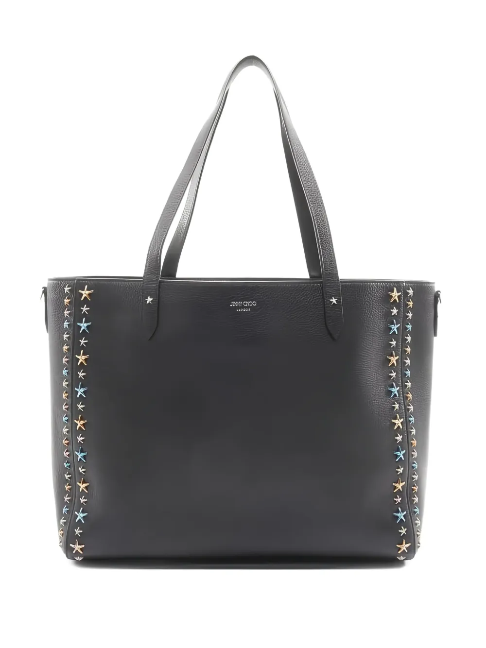 Jimmy Choo Pre-Owned sac porté épaule Deelan à étoiles cloutées (années 2010) | noir | Image 1