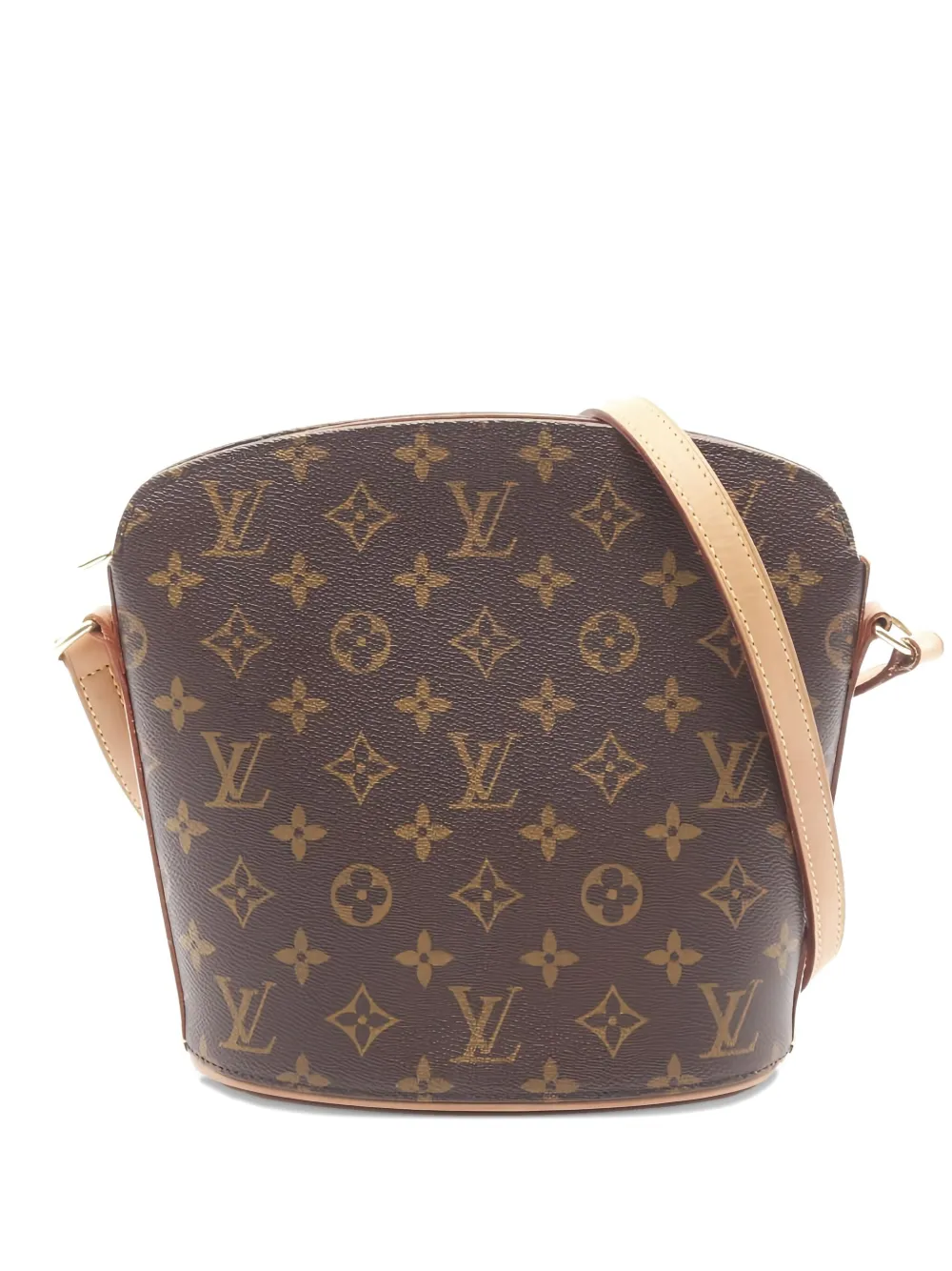 Louis Vuitton Pre-Owned 2003 Druot monogram shoulder bag - ブラウン Louis Vuitton Pre-Owned 2003 Druot monogram shoulder bag - ブラウン