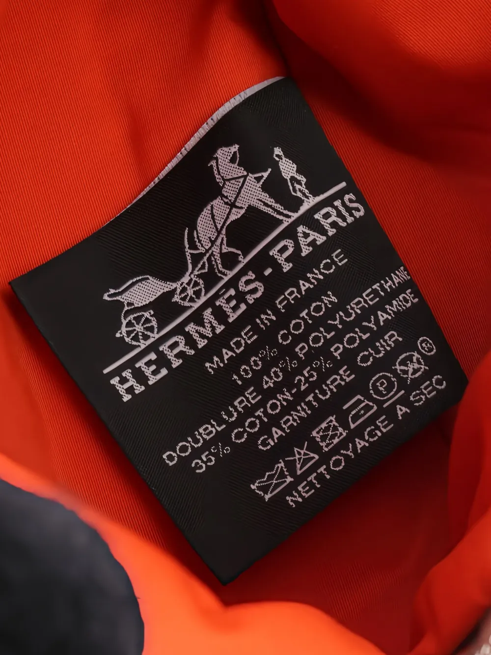 Pre-owned Hermes 2010s Bolide 15 Pouch In Neutral