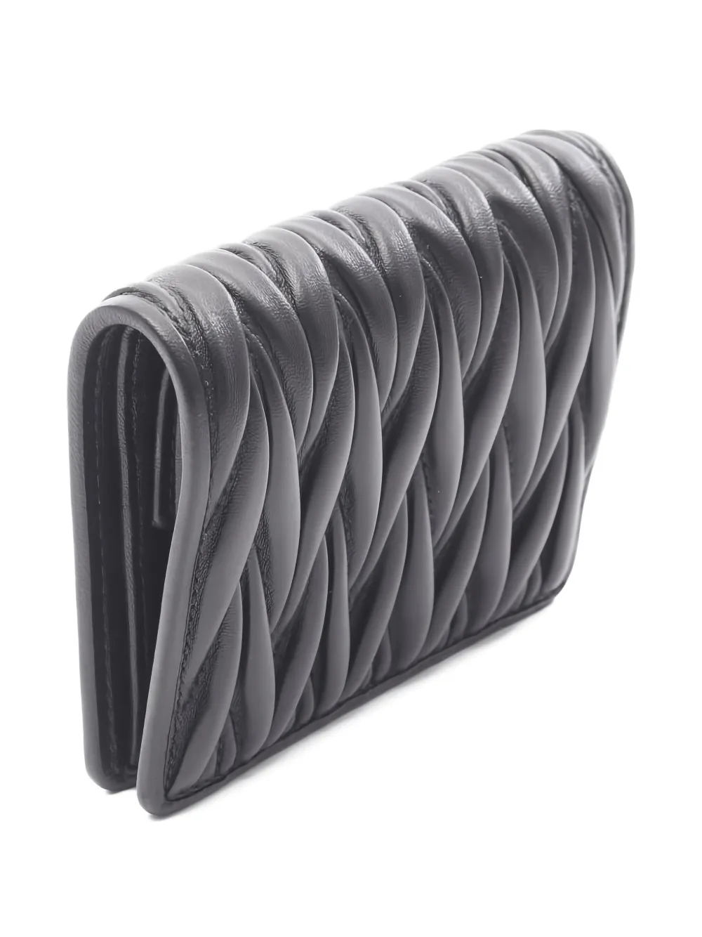 Miu Miu Pre-Owned 2020s matelassé bi-fold wallet | Image 2