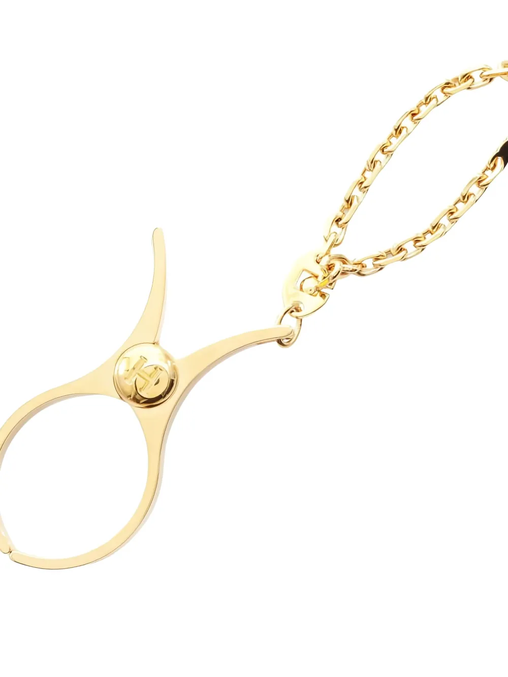 HERMES Pre-owned 2010s Polish-finish Glove Holder In Gold