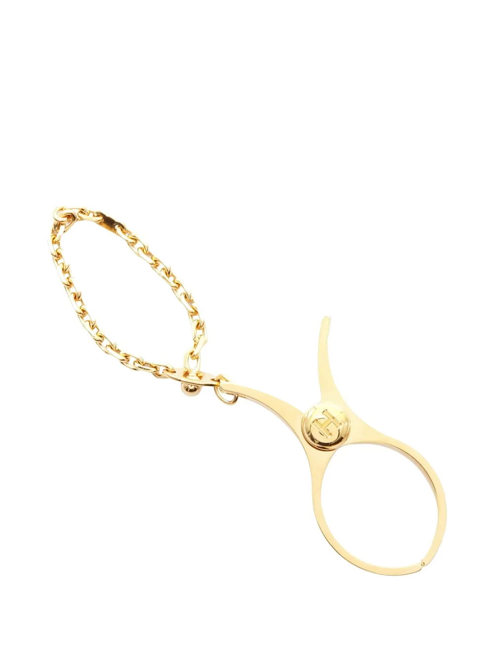 HERMES Pre-owned 2010s Polish-finish Glove Holder In Gold