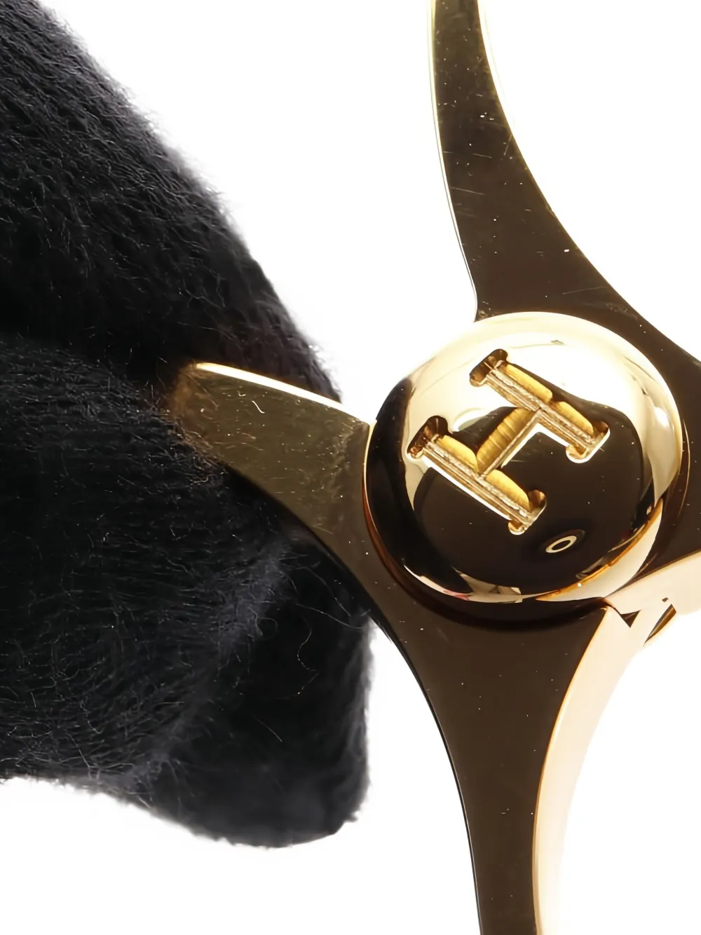 HERMES Pre-owned 2010s Polish-finish Glove Holder In Gold