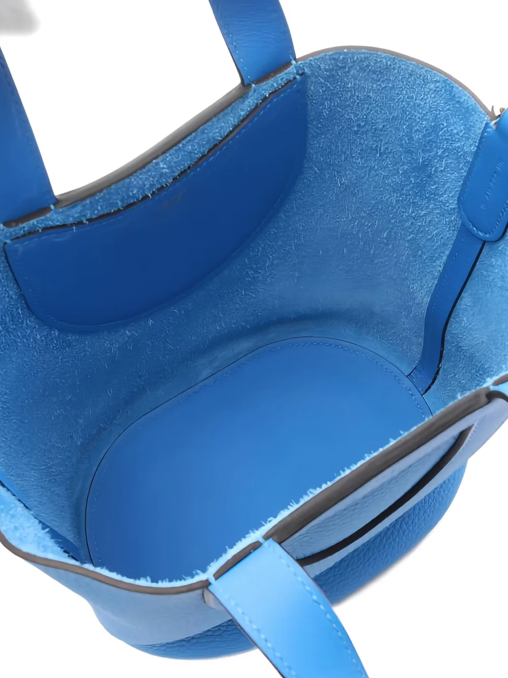 Pre-owned Hermes 2024 Loop 18 Leather Tote Bag In Blue