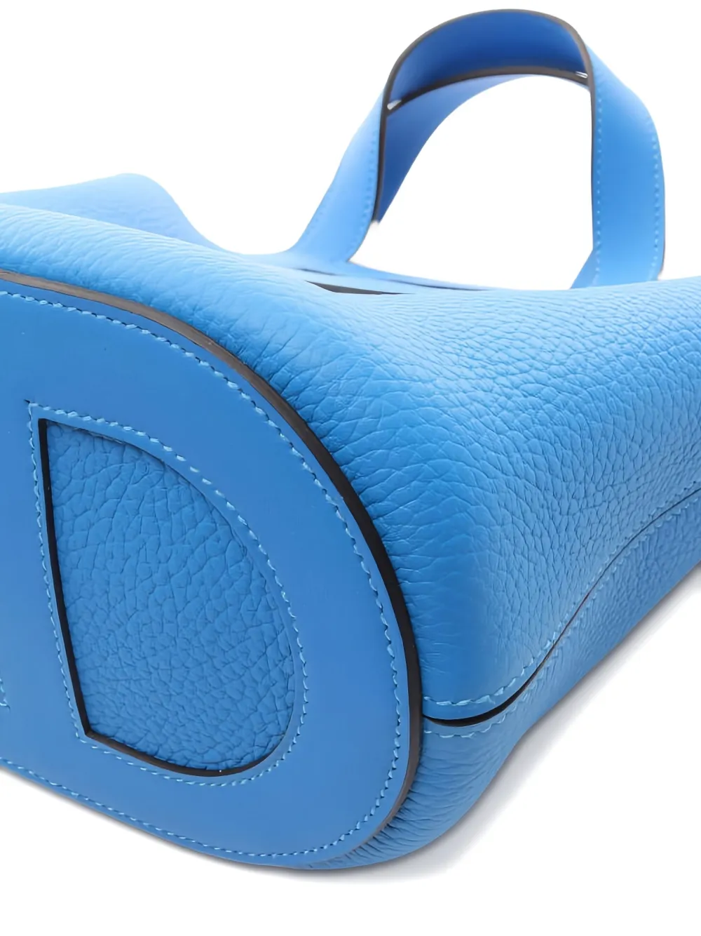 Pre-owned Hermes 2024 Loop 18 Leather Tote Bag In Blue