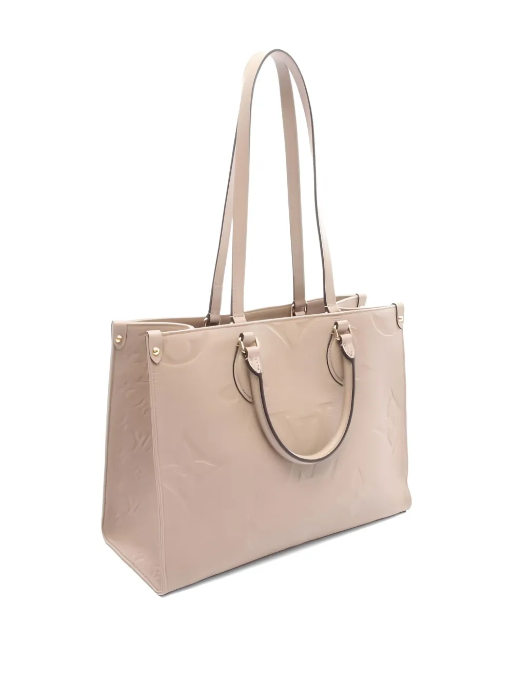 Pre-owned Louis Vuitton 2021s Onthego Mm Monogram Tote Bag In Neutral