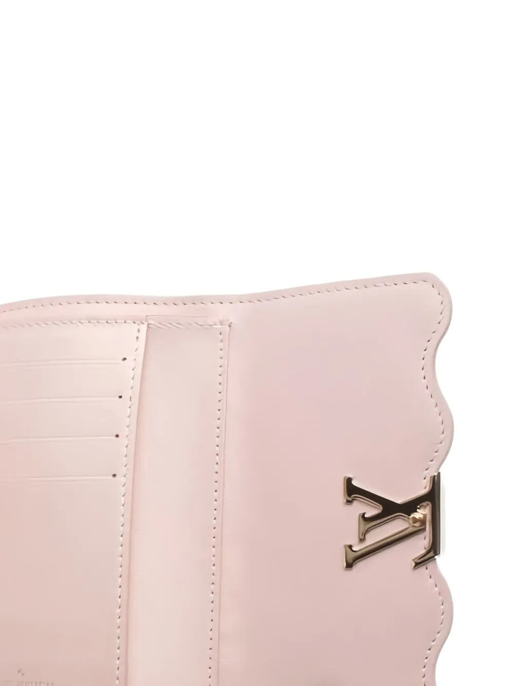 LOUIS VUITTON Pre-owned 2021s Capucines Compact Tri-fold Wallet In Pink