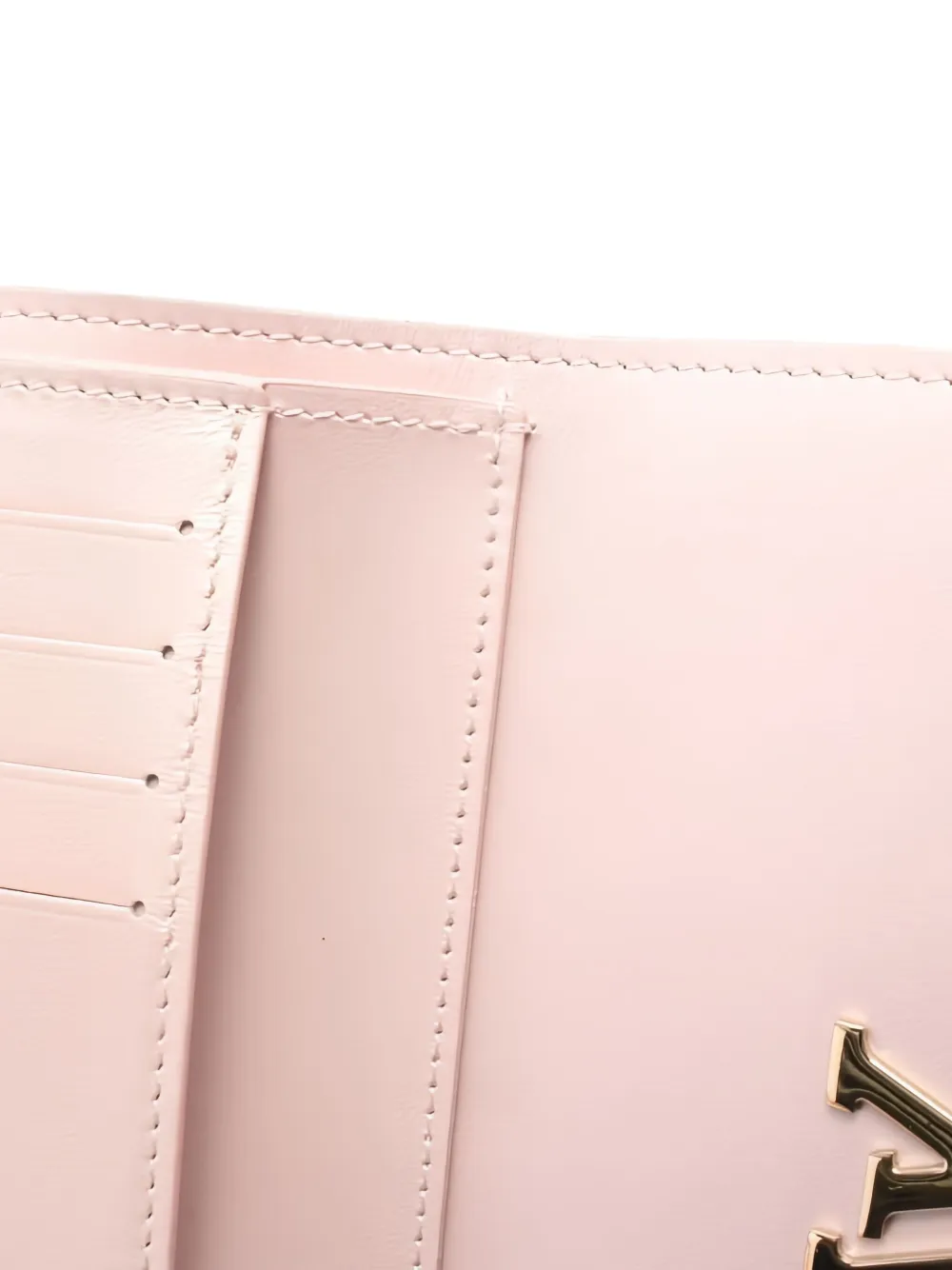 LOUIS VUITTON Pre-owned 2021s Capucines Compact Tri-fold Wallet In Pink