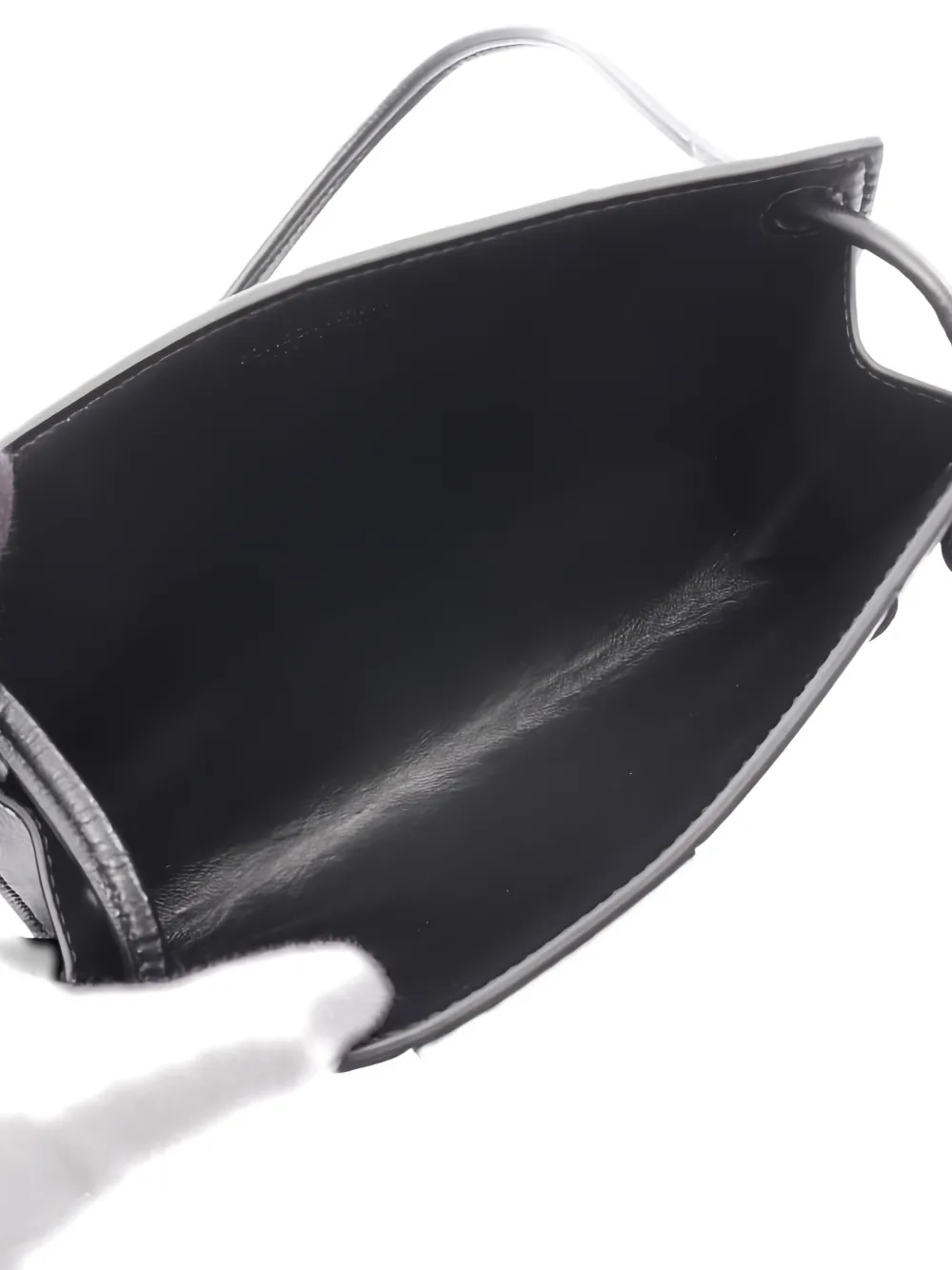 Pre-owned Bottega Veneta 2020s Mini Cassette Shoulder Bag In Black