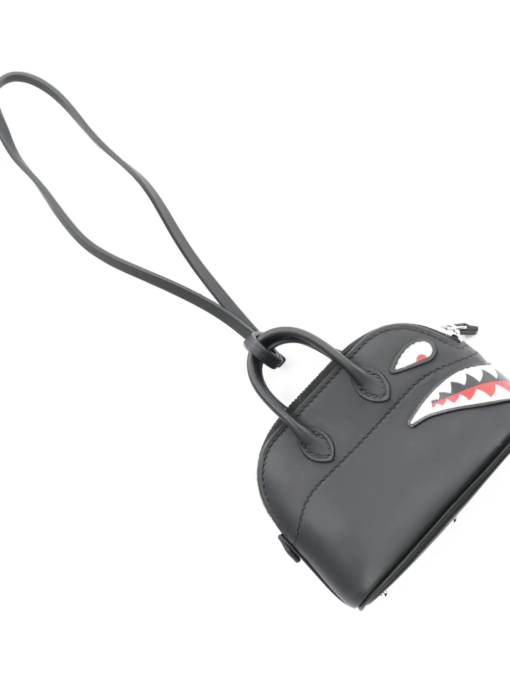 Hermès Pre-Owned 2024 mini Bolide shark-print handle bag charm | Men | Image 2