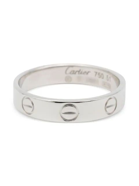 Cartier 2020s 18K white gold Love ring