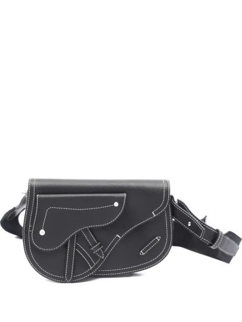 Christian Dior Pre-Owned x KAWS 2010s Saddle belt bag