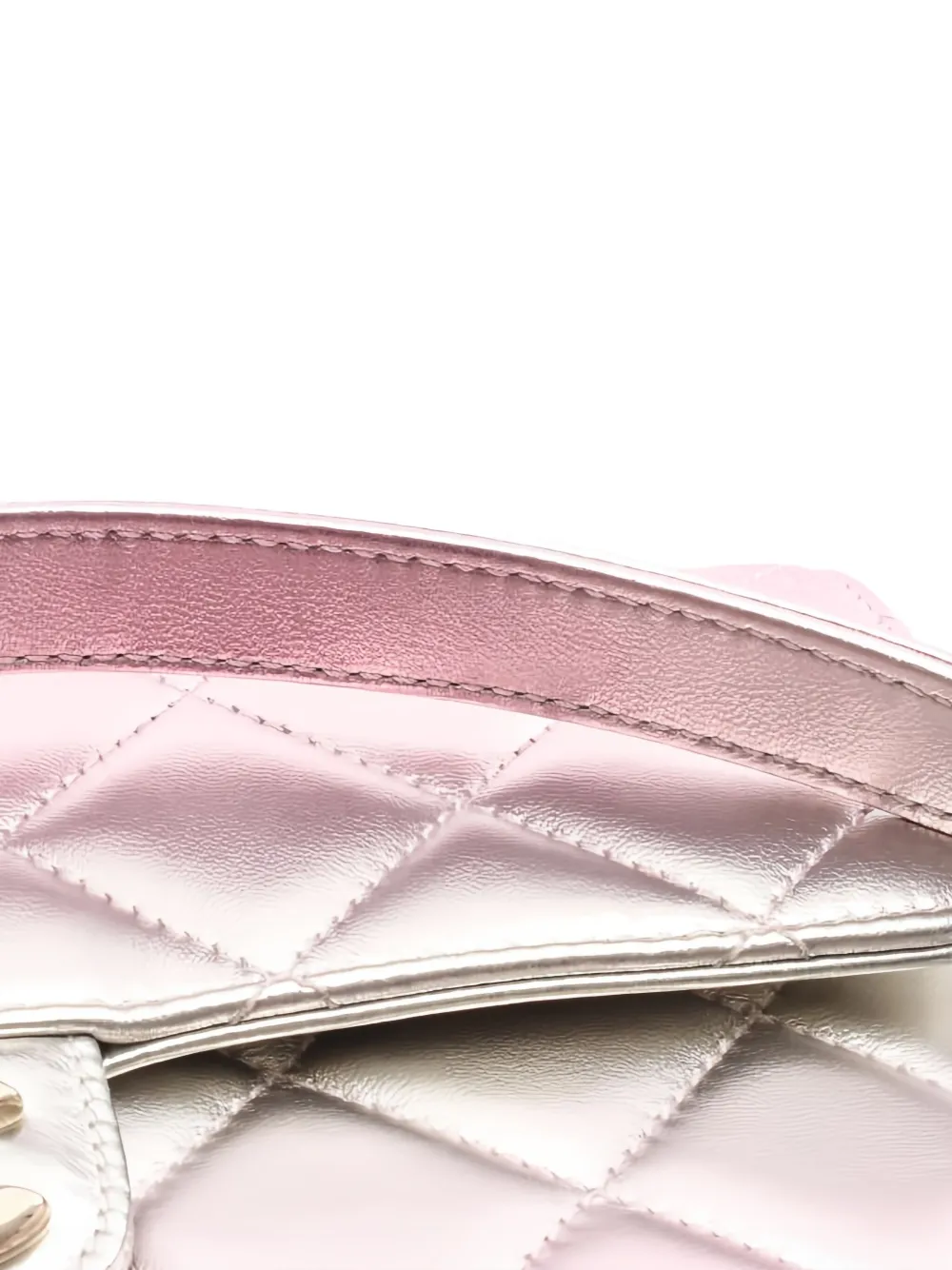 CHANEL Pre-owned 2021 Metallic-effect Shoulder Bag In Pink