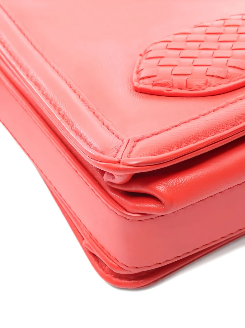 BOTTEGA VENETA Pre-owned 2000s Rialto Cross Body Bag In Red