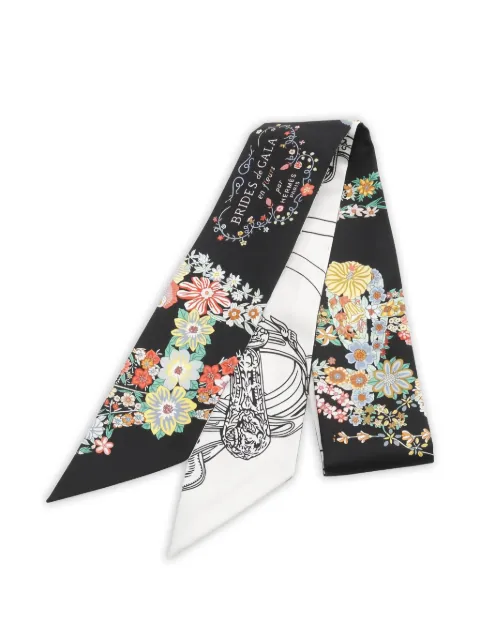 Hermès Pre-Owned 2020s Brides de Gala en Fleurs scarf
