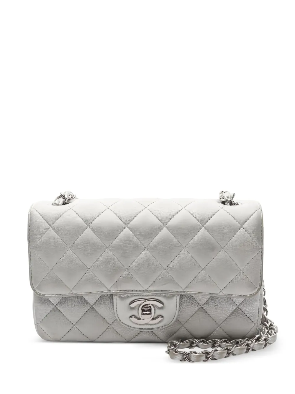 CHANEL Pre-Owned 2021-2022 マトラッセ ショルダーバッグ - シルバートーン CHANEL Pre-Owned 2021-2022 マトラッセ ショルダーバッグ - シルバートーン