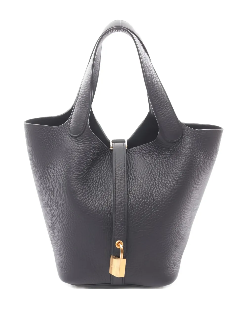 Pre-owned Hermes 2025 Picotin Lock Pm Tote Bag In Black