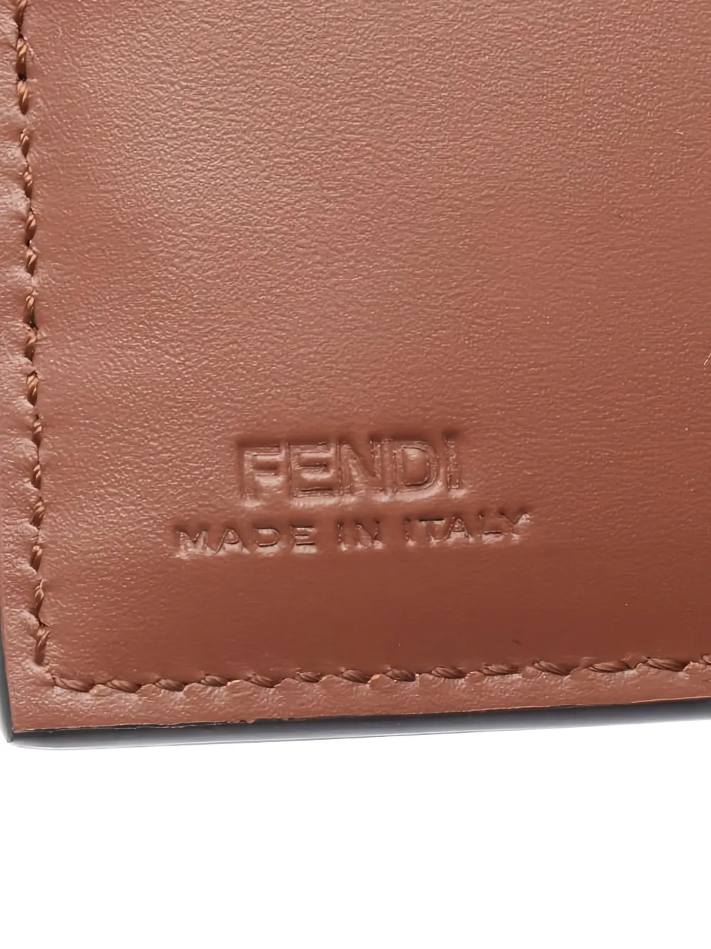 Pre-owned Fendi 20s Bi-fold Wallet In Brown