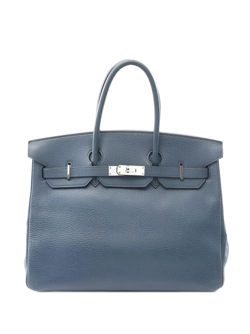 HERMES Pre-owned 2005 Birkin 35 Handbag In Blue