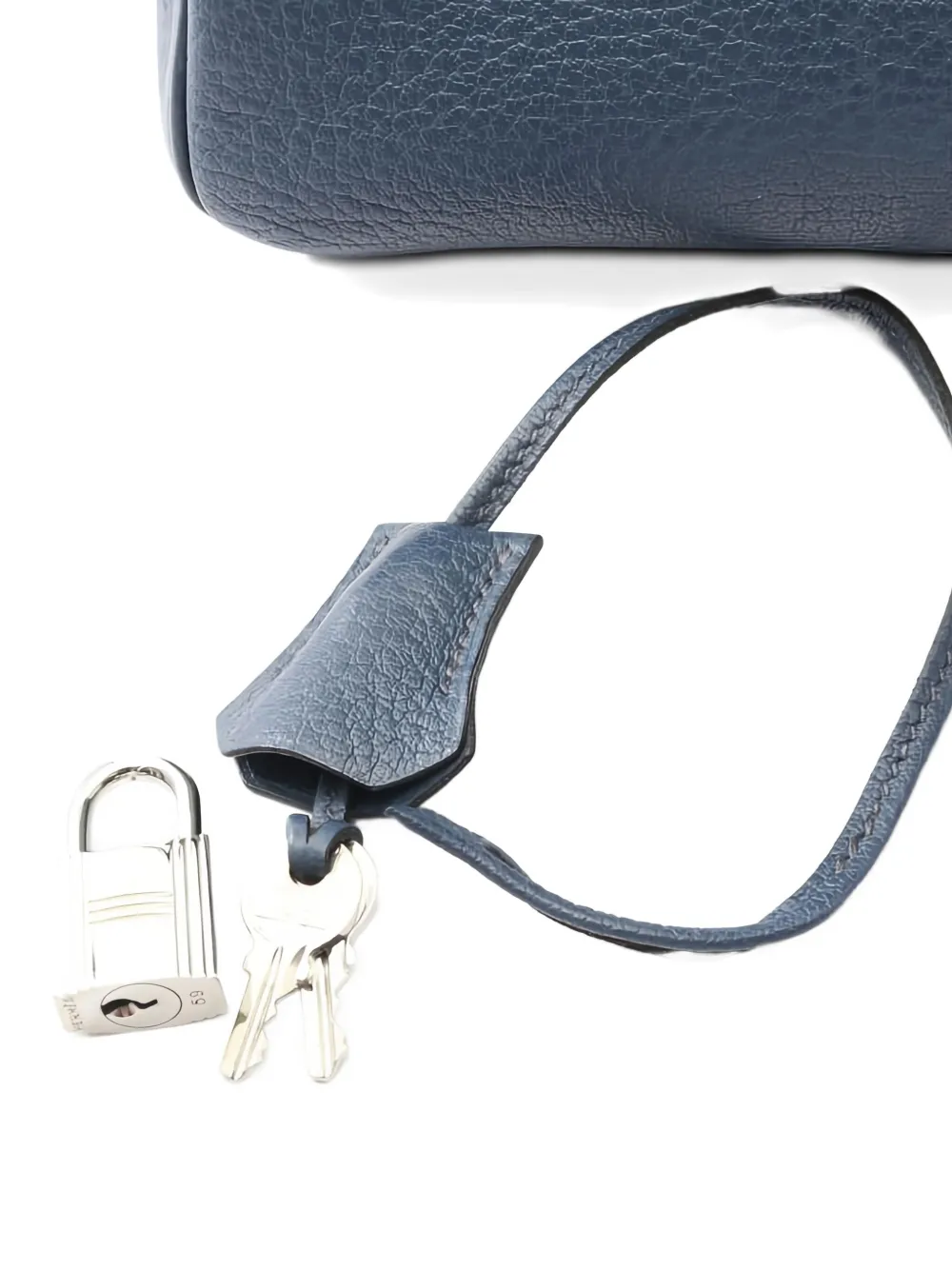 HERMES Pre-owned 2005 Birkin 35 Handbag In Blue