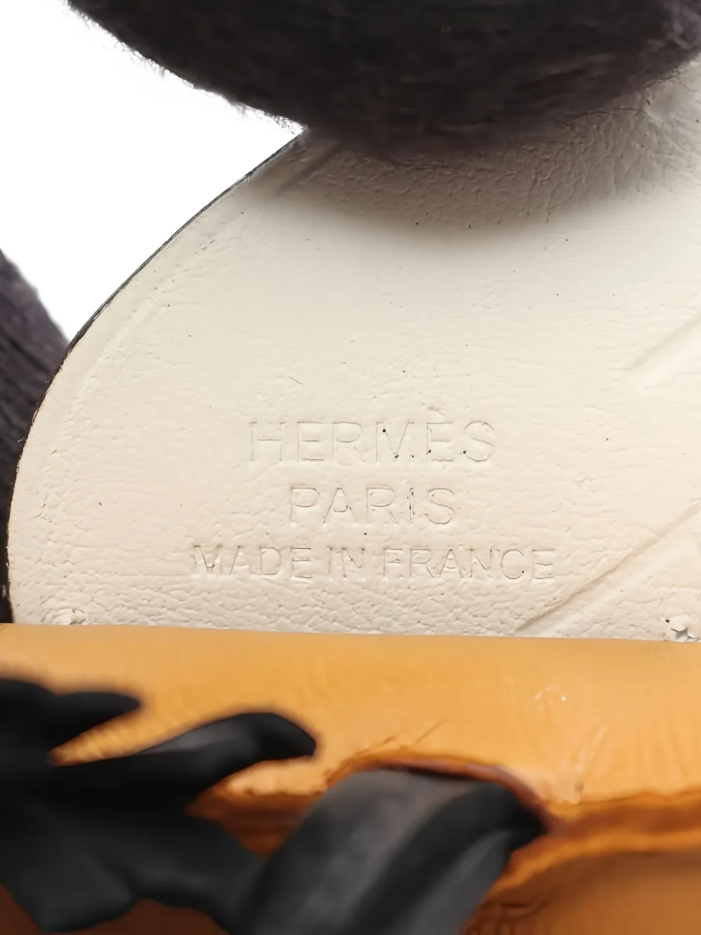 HERMES Pre-owned 2022 Rodeo Pegasus Pm Bag Charm In Brown