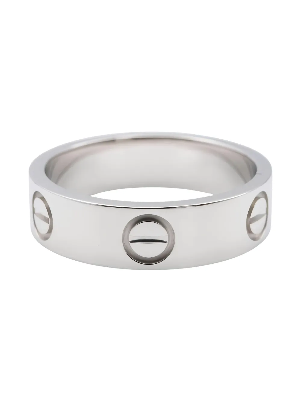 Cartier 2010s 18K white gold Love ring - シルバートーン