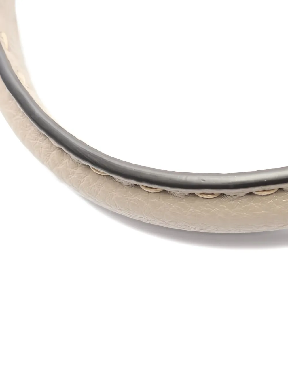 Pre-owned Fendi 2010s Peekaboo Selleria Leather Tote Bag In Neutral