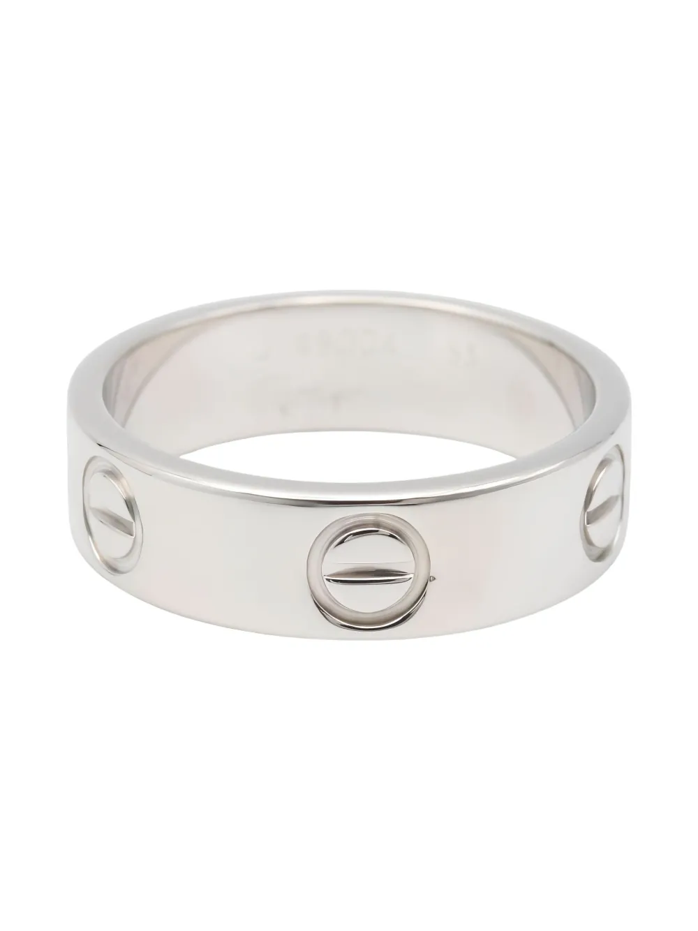 Cartier 2010s 18K white gold Love ring - シルバートーン