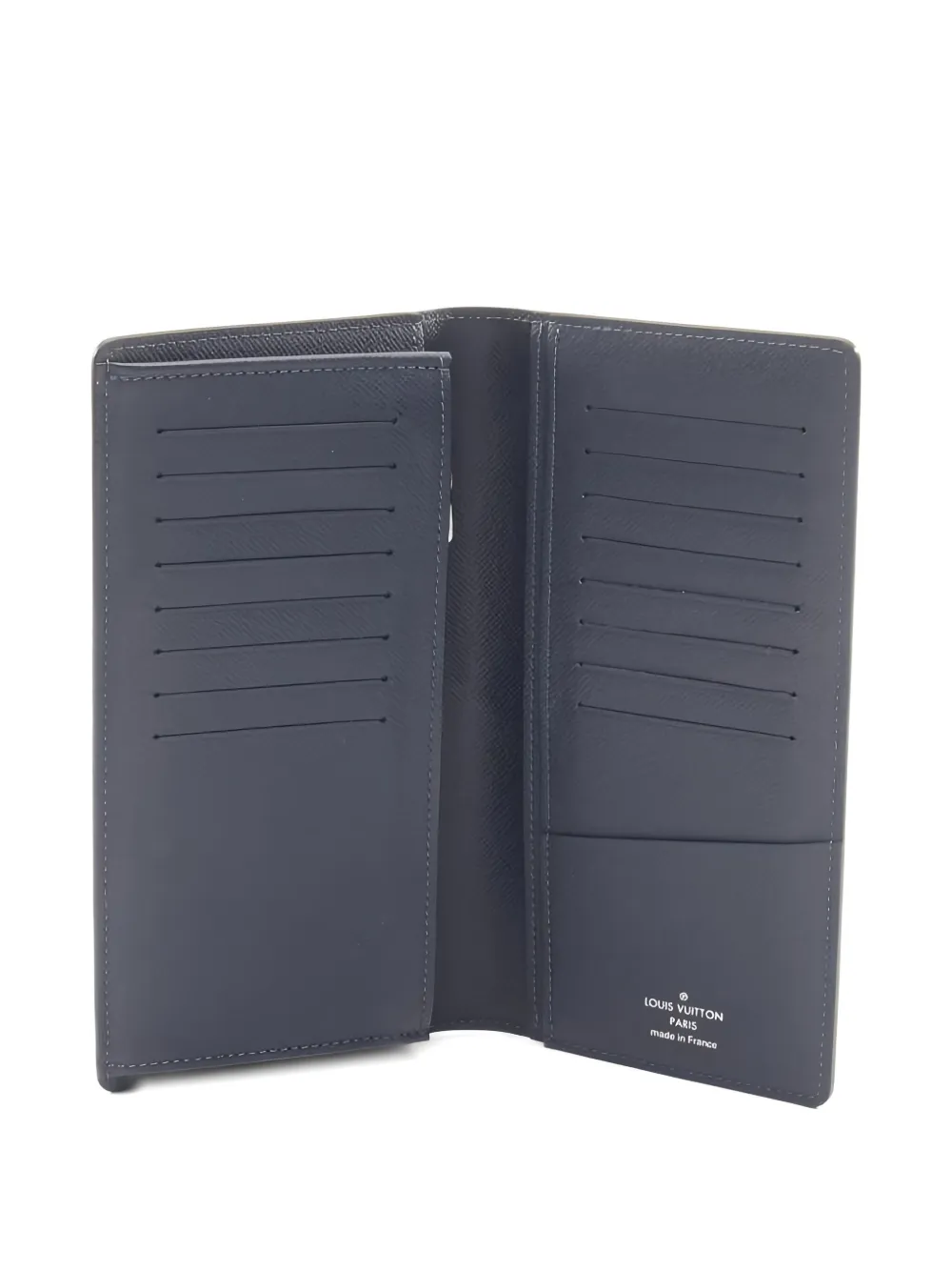 LOUIS VUITTON Pre-owned 2020 Portefeuille Brother Nm Taiga V Wallet In Blue