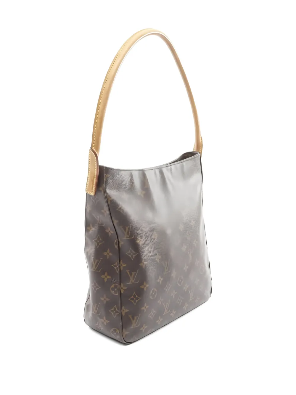 LOUIS VUITTON Pre-owned 2002 Looping Gm Monogram Shoulder Bag In Brown