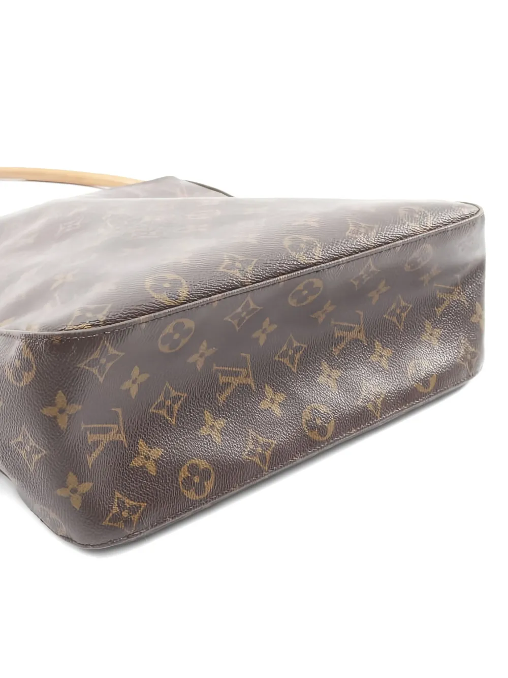 LOUIS VUITTON Pre-owned 2002 Looping Gm Monogram Shoulder Bag In Brown