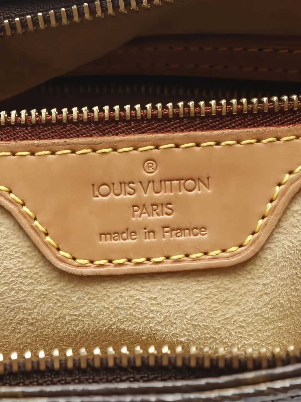 LOUIS VUITTON Pre-owned 2002 Looping Gm Monogram Shoulder Bag In Brown