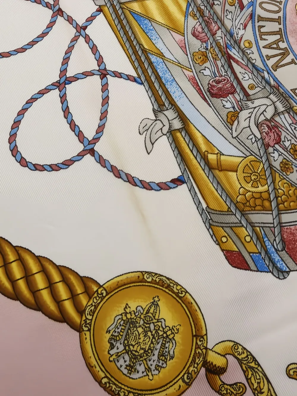 HERMES Pre-owned 2000s Silk Scarf In Pink
