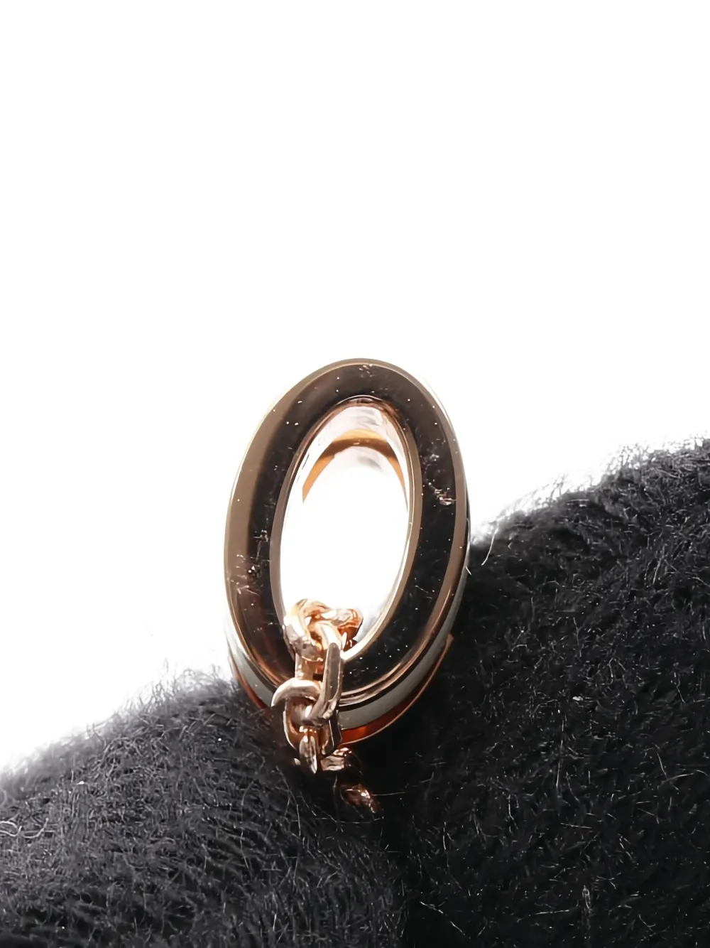 Pre-owned Hermes 10s Logo-pendant Chain Necklace In Pink