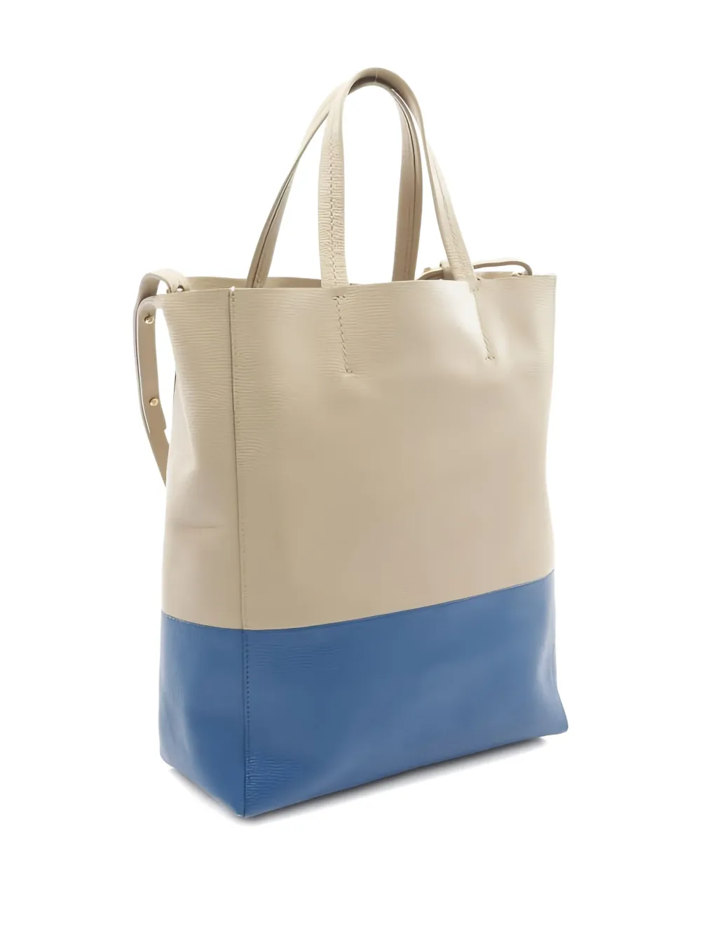 Celine Pre-Owned 2010s kleine Hippopotamus tweekleurige shopper - Beige